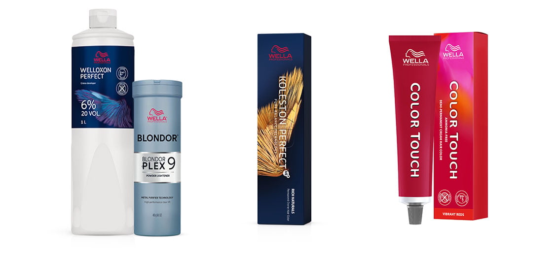 Wella BlondorPlex, Koleston Perfect and Welloxen Perfect